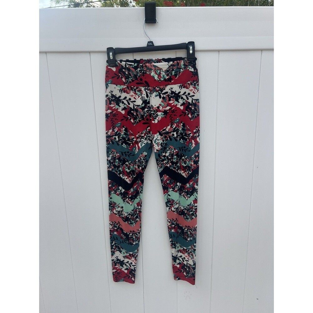 LuLaRoe One Size OS Colorful Floral Leggings